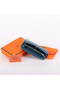 Hermes Togo Leather Perforated Zippy Wallet 9032 Blue  Replica