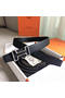 Hermes Tonight 38MM Reversible Belt In Black Clemence Leather  Replica