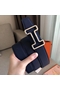 Hermes Tonight 38MM Reversible Belt In Navy/Black Epsom Leather  Replica