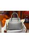 Hermes Toolbox Togo Bag Original Leather 3259 Gray  Replica