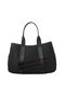 Hermes Tote Bag Canvas & Leather H1035 Black  Replica