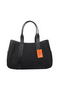Hermes Tote Bag Canvas & Leather H1035 Black  Replica
