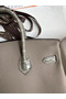 Hermes Touch Birkin 25 Bag In Gris Asphalt Shiny Niloticus Crocodile Skin  Replica
