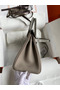 Hermes Touch Birkin 25 Bag In Gris Asphalt Shiny Niloticus Crocodile Skin  Replica