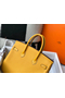 Hermes Touch Birkin 25cm Limited Edition Yellow Bag  Replica