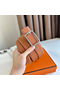 Hermes Tube H Reversible Belt 38MM in Gold Clemence Leather  Replica