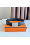 Hermes Typo Reversible Belt 32MM in Black Epsom Calfskin  Replica