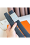 Hermes Typo Reversible Belt 32MM in Black Epsom Calfskin  Replica