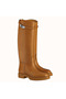 Hermes Variation Boots In Brown Calfskin  Replica
