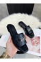 Hermes Villa Sandals In Black Calfskin  Replica