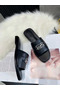 Hermes Villa Sandals In Black Calfskin  Replica