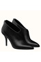 Hermes Virginia Ankle Boot In Black Leather  Replica