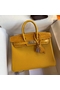 Hermes Yellow Touch Birkin 30cm Bag Shiny Niloticus Crocodile Skin  Replica