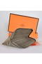 Hermes Zipper Cards Wallet Togo Leather A908 Dark Grey  Replica