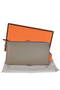Hermes Zipper Cards Wallet Togo Leather A908 Dark Grey  Replica