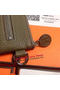 Hermes Zipper Wallet Grainy Leather HA309 Grey  Replica