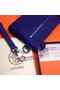 Hermes Zipper Wallet Grainy Leather HA309 Royal  Replica