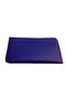 Hermes Zipper Wallet Grainy Leather HA309 Royal  Replica