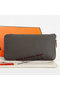 Hermes Zipper Wallet Original Leather A309 Brown  Replica