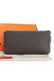 Hermes Zipper Wallet Original Leather A309 Brown  Replica