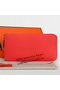 Hermes Zipper Wallet Original Leather A309 Light Red  Replica