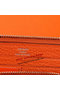 Hermes Zipper Wallet Original Leather A309 Orange  Replica