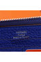 Hermes Zipper Wallet Original Leather A309 RoyalBlue  Replica