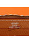 Hermes Zipper Wallet Original Saffiano Leather A309 Camel  Replica