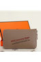 Hermes Zipper Wallet Original Saffiano Leather A309 Gray  Replica