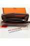 Hermes Zipper Wallet Original Saffiano Leather A309 Gray  Replica