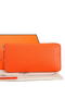 Hermes Zipper Wallet Original Saffiano Leather A309 Orange  Replica