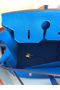 Hermes Birkin 30CM Tote Bag Blue Original Leather HB30 Glod Replica