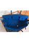 Hermes Birkin 30CM Tote Bag Blue Original Leather HB30 Glod Replica