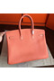 Hermes Birkin 40 Handmade Bag In Crevette Clemence Leather Replica