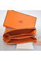 Hermes Evelyn Long Wallet Zip Purse A808 Orange Replica