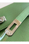 Hermes Kelly Classique To Go Wallet In Vert Criquet Epsom Calfskin Replica