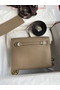 Hermes Kelly Danse II Bag In Gris Tourterelle Evercolor Calfskin Replica