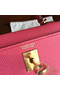 Hermes Kelly Mini II Handmade Bag In Rose Lipstick Epsom Leather Replica