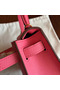 Hermes Kelly Mini II Handmade Bag In Rose Lipstick Epsom Leather Replica