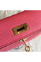 Hermes Kelly Mini II Handmade Bag In Rose Lipstick Epsom Leather Replica