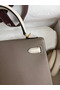 Hermes Kelly Sellier 25 Bicolor Bag in Taupe and Craie Epsom Calfskin Replica