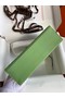 Hermes Original Epsom Leather KEL2278 green&Silver-Tone Metal Replica