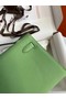 Hermes Original Epsom Leather KEL2278 green&Silver-Tone Metal Replica