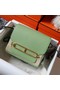 Hermes Roulis 19cm Evercolor 9D H9003 light green&Gold Replica