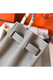 Hermes Birkin 30 Handmade Bag In Grey Clemence Leather Replica