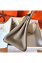 Hermes Birkin 30 Handmade Bag In Grey Clemence Leather Replica