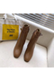 Hermes Brown Joueuse Ankle Boots Replica