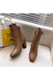 Hermes Brown Joueuse Ankle Boots Replica