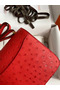 Hermes Constance 18 Handmade Bag In Red Ostrich Leather Replica