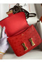 Hermes Constance 18 Handmade Bag In Red Ostrich Leather Replica
